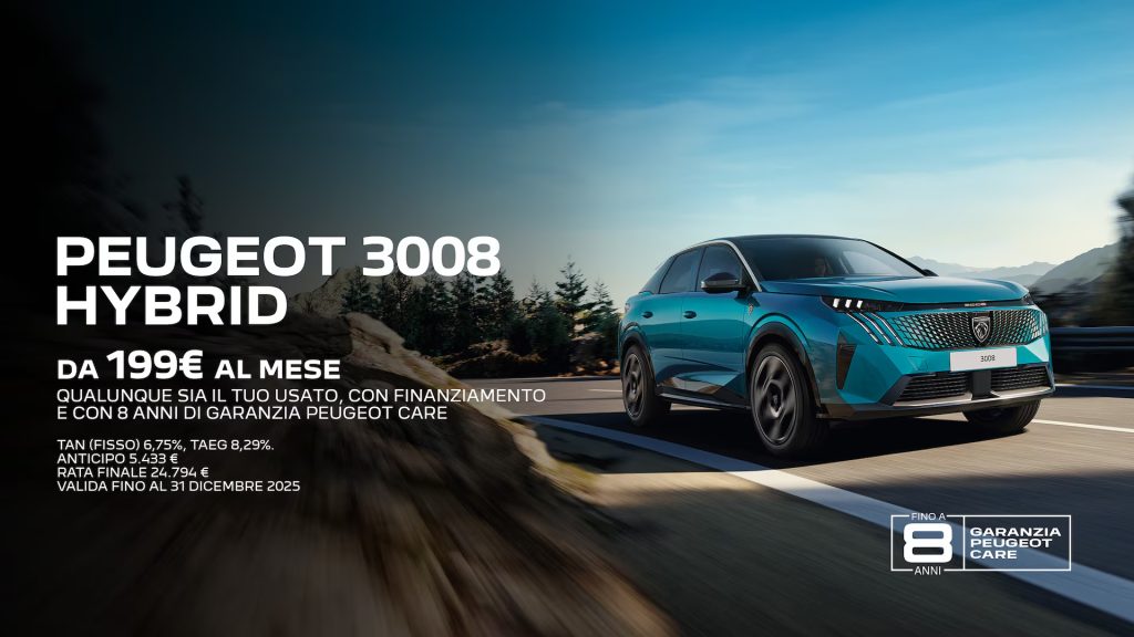 Offerte Peugeot 3008 dicembre