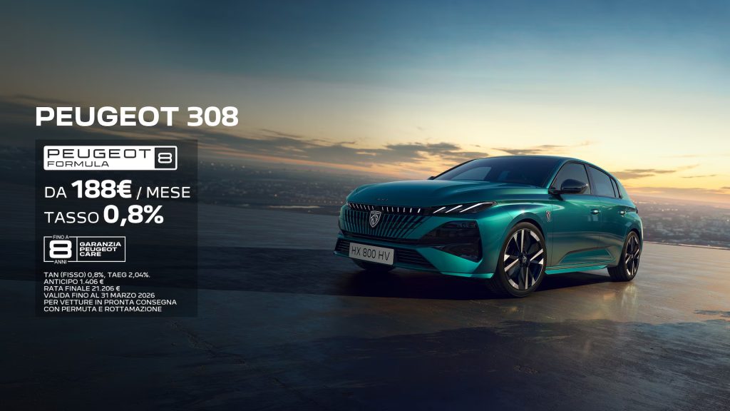 Offerte Peugeot 308 marzo