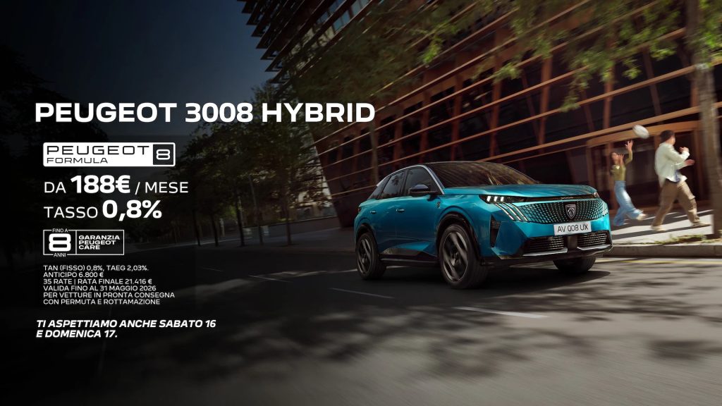 Offerta Peugeot 3008 maggio