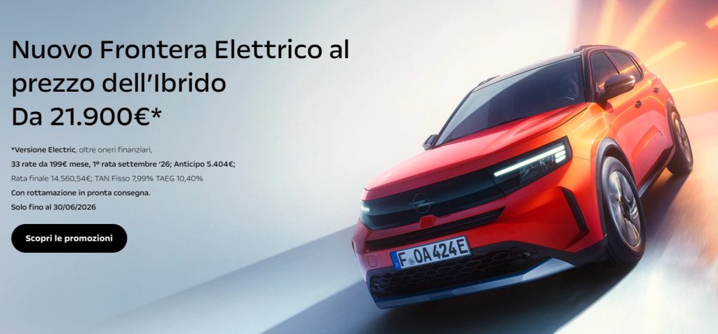 Offerte Opel Frontera giugno