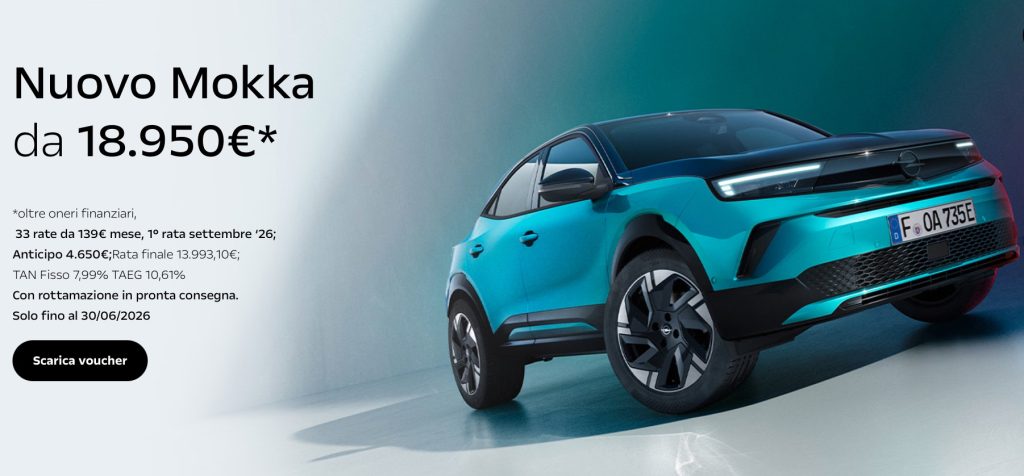 Offerte Opel Mokka giugno
