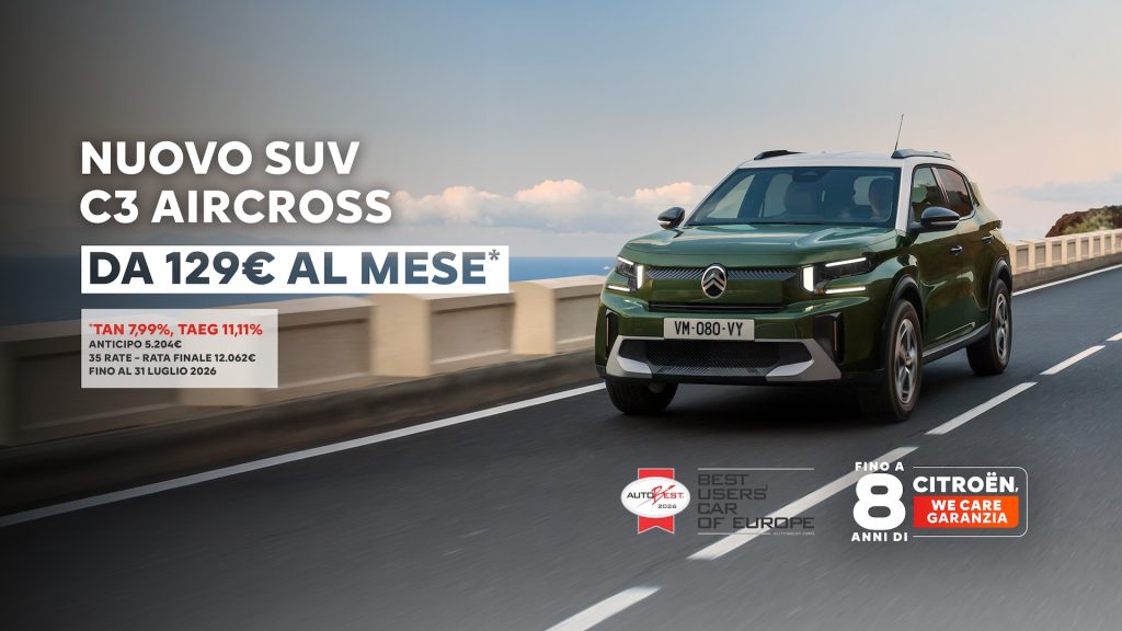 Offerte Citroen C3 Aircross luglio